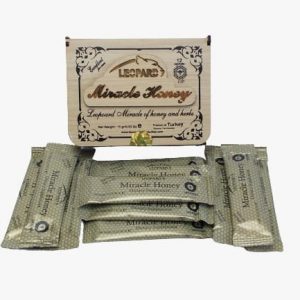 Leopard Miracle of Honey and Herbs in Wooden Box, 15g x 12 sachets