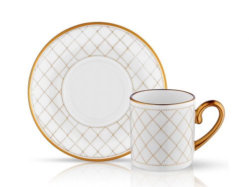 Eva Quilted - Coffee Set of 6 Cup (12 Pcs)