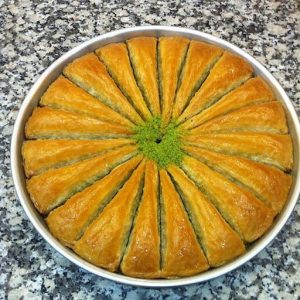 Carrot Slice Baklava with Pistachio (1 Tray)