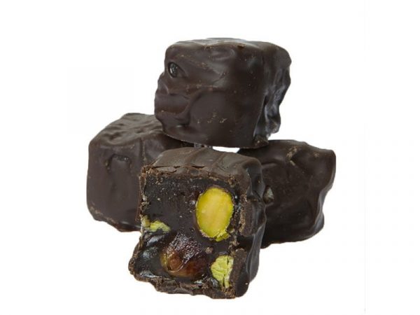 Chocolate Coated Turkish Delight with Pistachio, Walnut and Almond, 17.63oz - 500g
