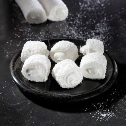 Cream-Coated Turkish Delight With Cream