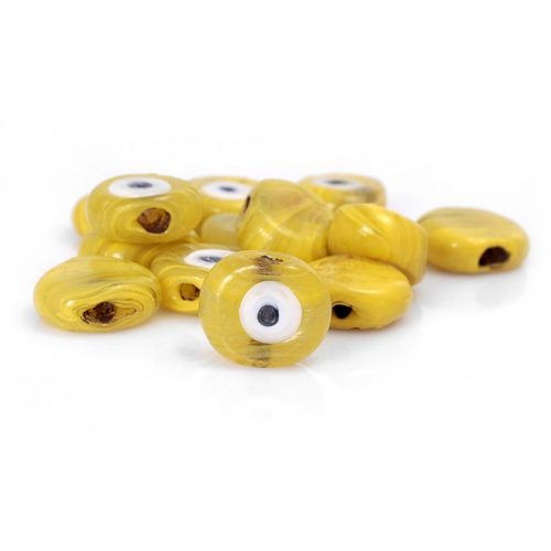 Evil Eye Yellow, 15 pieces