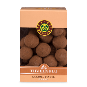 Tiramisu Flavor Dragee with Hazelnut, 3.5oz - 100g