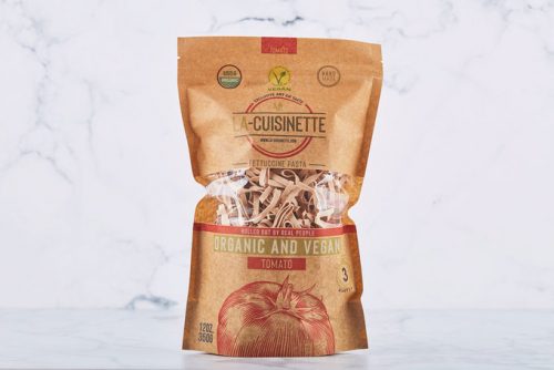 La-Cuisinette, Organic & Vegan Fettuccini with Tomato, 12.34oz - 350g