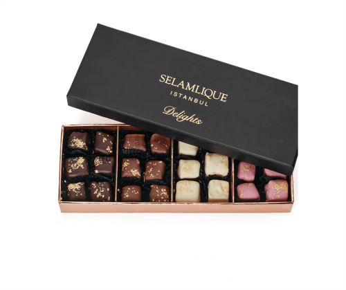 Selamlique Luxury Turkish Delight Mixed, 8.81oz - 250g