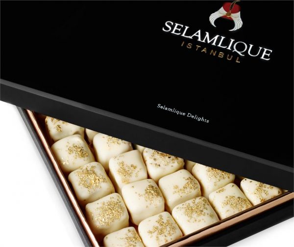 Selamlique Luxury Turkish Delight with Mastic Gum, 31.39oz - 890g