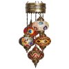 Mosaic Lamp, 5 Pendants Amazing Colors