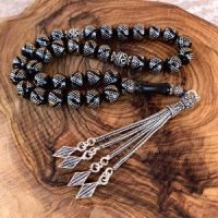 Buy Sterling Silver Embroidered Tesbih Sterling Silver Embroidered Tesbih