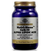 Buy Solgar Nutri-Nano Coq-10 Alpha Lipoic Acid 60 Capsules Solgar Nutri-Nano Coq-10 Alpha Lipoic Acid 60 Capsules