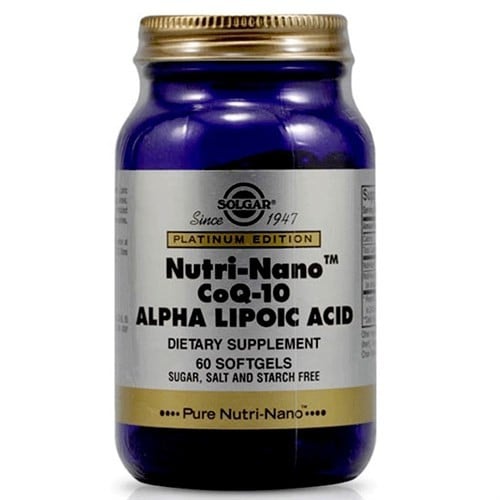 Solgar Nutri-Nano Coq-10 Alpha Lipoic Acid 60 Capsules