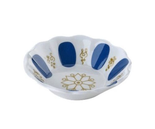 Traditional Blue Turkish Tea Saucers, 12 pieces