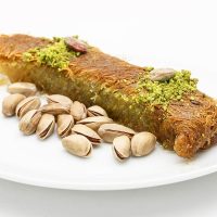 Buy Twisted Kadayif with Pistachio and Milk Sauce Twisted Kadayif with Pistachio and Milk Sauce