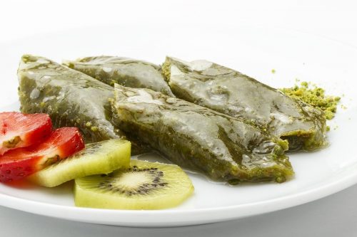 Leaf Shobiyet with Pistachio