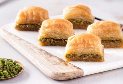 Turkish Baklava with Pistachio