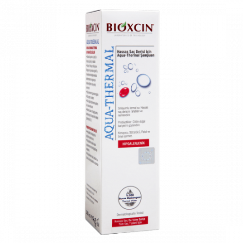 Bioxcin - Aqua Thermal Shampoo for Sensitive Scalp, 10.15oz - 300ml