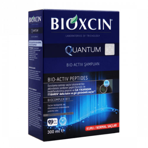 Bioxcin - Quantum Shampoo for Dry / Normal Hair, 10.15oz - 300ml