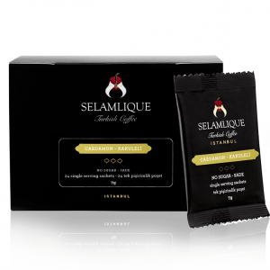Selamlique Cardamon Turkish Coffee Sachets Packs of 24