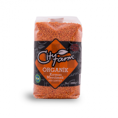 CityFarm Organic Red Lentil, 35.27oz - 1000g