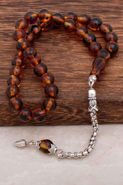 Fossil Scented Amber Rosary 275