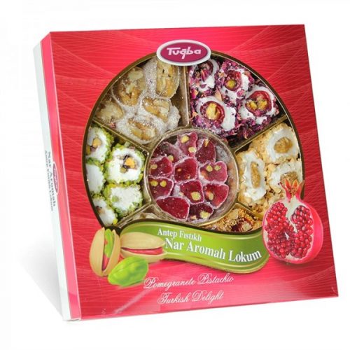 Pistachio Pomegranate Turkish Delight, 15.16oz - 430g