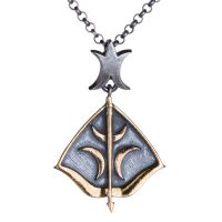 Buy Resurrection Ertuğrul Crescent Arrow Silver Arrow-Bow Necklace Resurrection Ertuğrul Crescent Arrow Silver Arrow-Bow Necklace