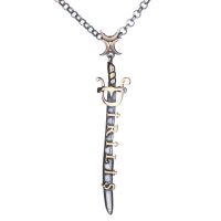 Resurrection Ertuğrul Three Crescent Ertuğrul Sword Necklace