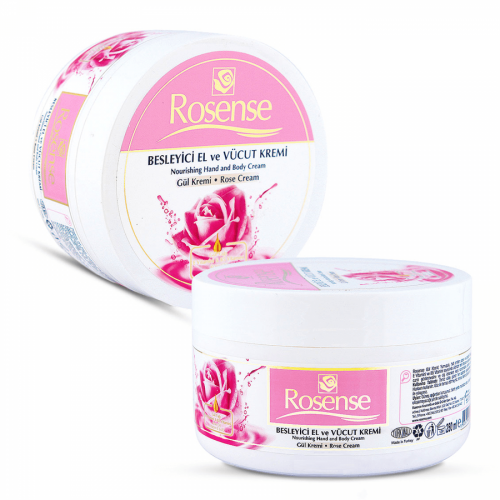 Natural Hand & Body Rose Cream