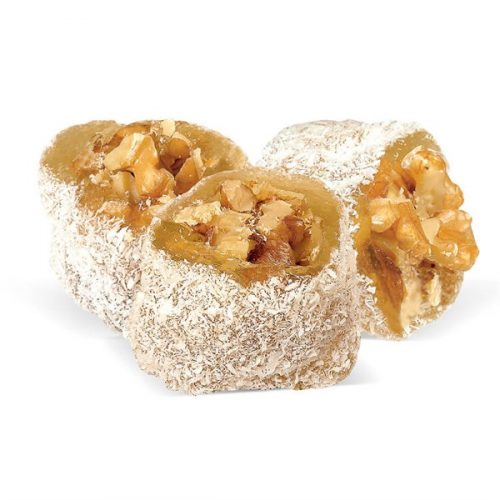 Strained Turkish Delight (Plenty of Walnut), 8.81oz - 250g