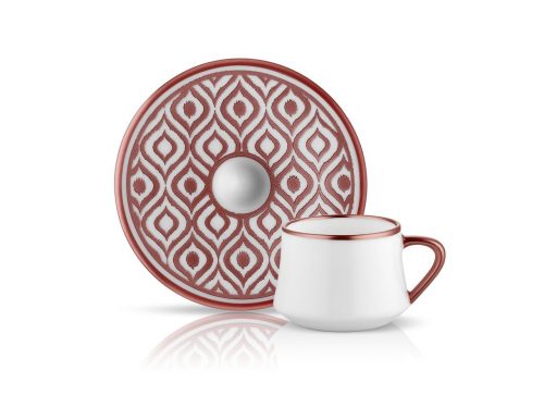 Sufi Coffee Set of 6 Cup Copper (12 Pcs)