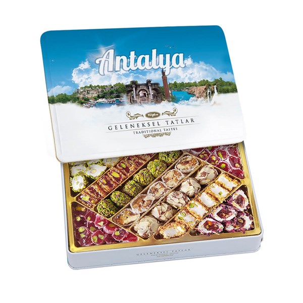 Traditional Tastes Metal Box, 19.04oz - 540g (Antalya)