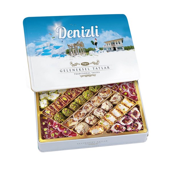 Traditional Tastes Metal Box, 19.04oz - 540g (Denizli)