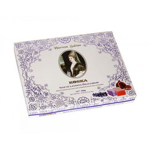 Turkish Delight-Hurrem Sultan (Pomegranate and Lavender Mixed), 19.4oz - 550g