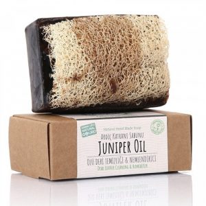 Turkish Natural Handmade Soap Juniper Oil with Organic Zucchini Fiber