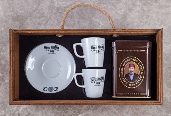 Wooden Box Turkish Coffee  Gift Set