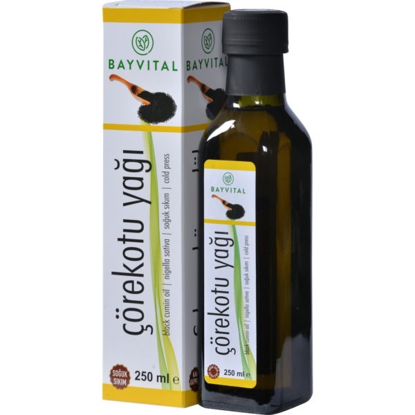Black Cumin Seed (Black Seed) Oil 250 ml. Nigella sativa Cold Press