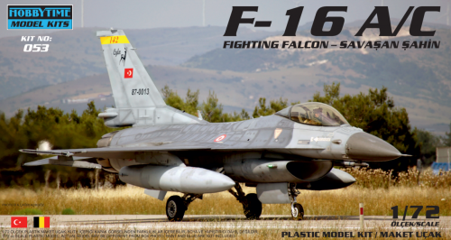 Turkish Air Force TUAF F-16 A/C Fighting Falcon Aircraft 1/72 Model