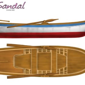 Turkish Model 1/12 Fishing Boat (Sandal) Wooden Ship Model Kit - Online  Turkish Shop