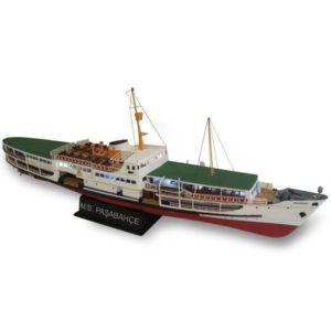 Turkish Model 1/87 Paşabahçe Passenger Ferry Wooden Ship Model Kit
