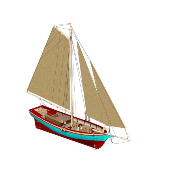 Turkish Model 1/50 Bosphorus Fishing Boat Wooden Ship Model Kit