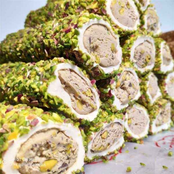 Mega Turkish Delight with Pistachio Flakes and Hazelnut Butter 500g
